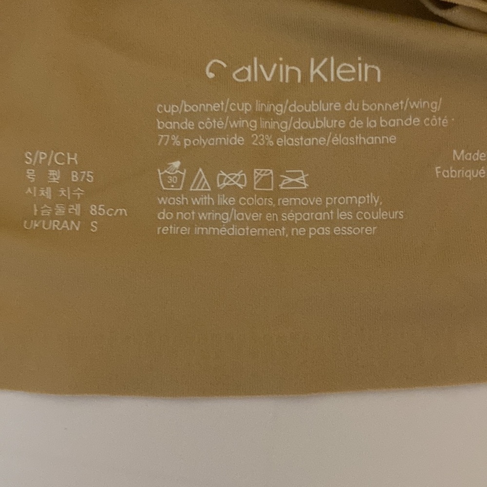 Calvin Klein Triangle Bra - Picture 3 of 6
